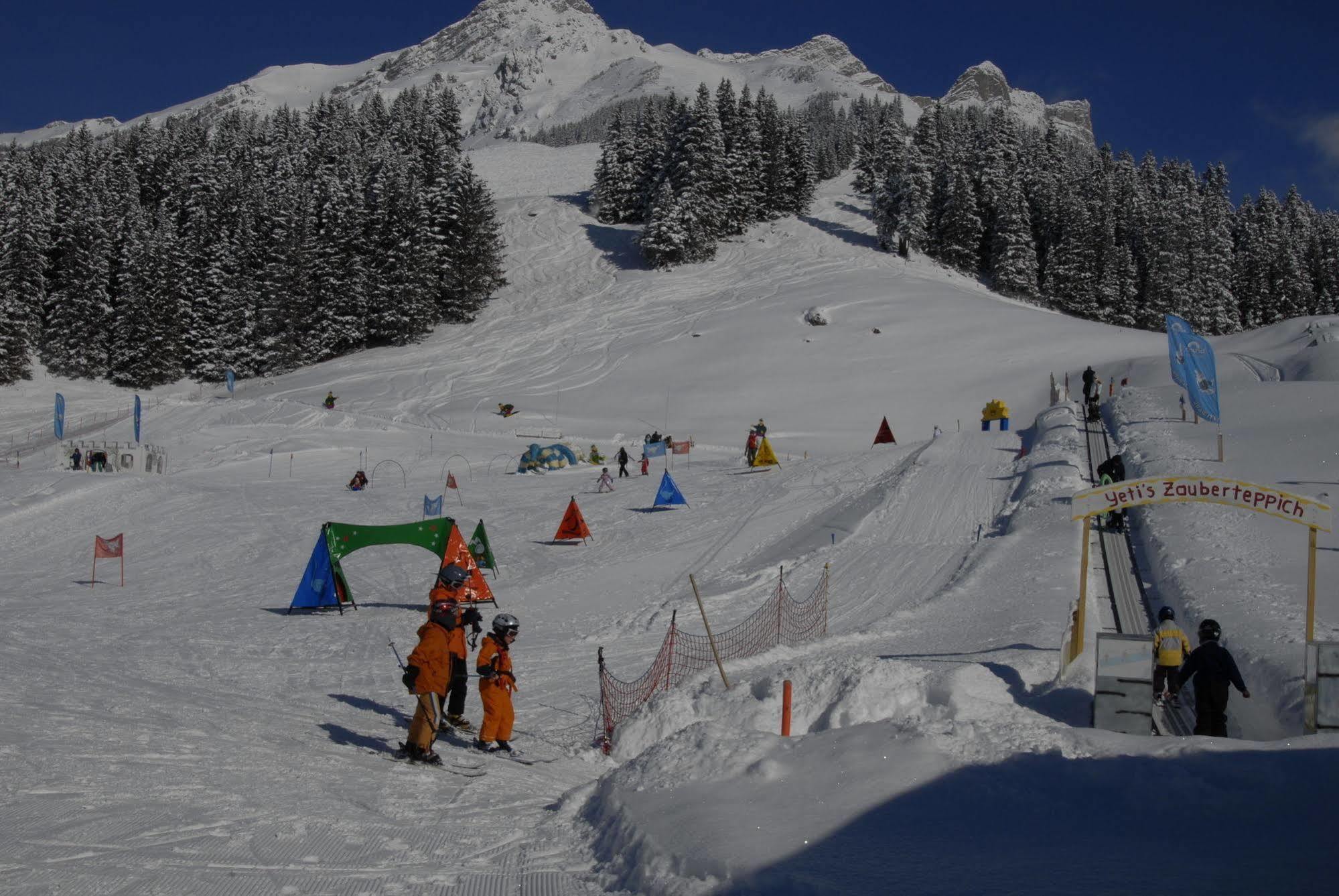 Berglodge Restaurant Ristis Engelberg Exteriér fotografie