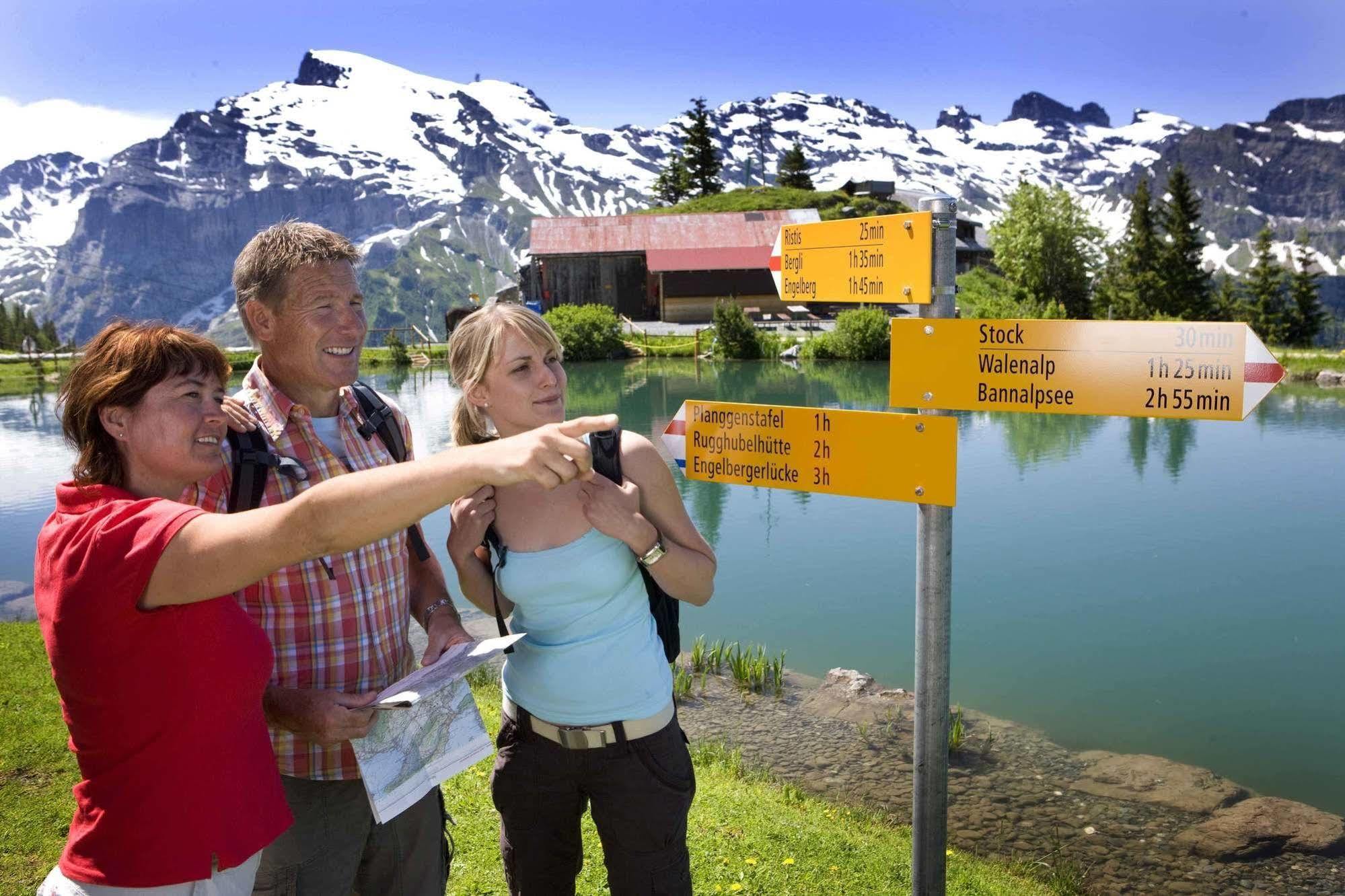 Berglodge Restaurant Ristis Engelberg Exteriér fotografie