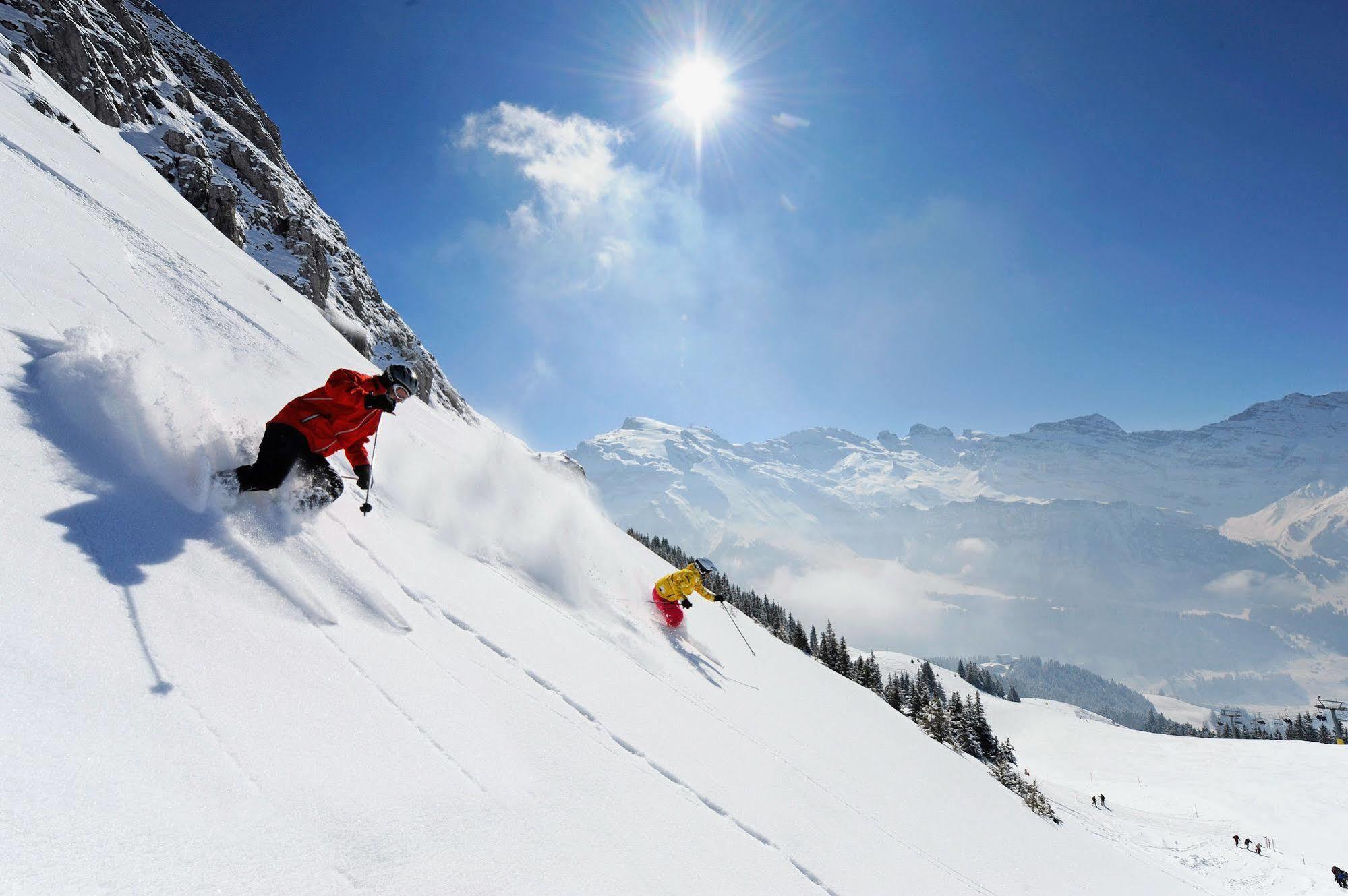 Berglodge Restaurant Ristis Engelberg Exteriér fotografie